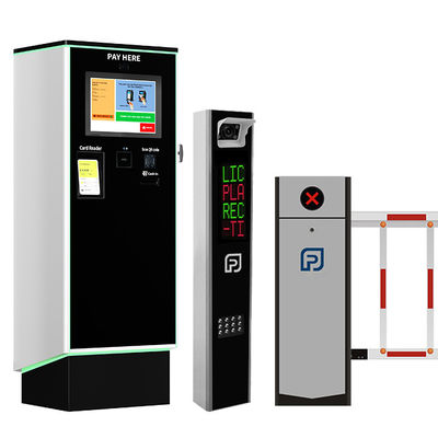 Chiosco digitale di pagamento del parcheggio con sistema di biglietti di parcheggio ANPR LCD intelligente da 19,1