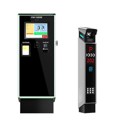 Sistema di pagamento di biglietti di parcheggio intelligente Stazione di pagamento automatico con LCD touch da 19,1 pollici